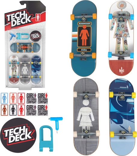 Tech Deck fingerboardy Girl Skate – 4 ks