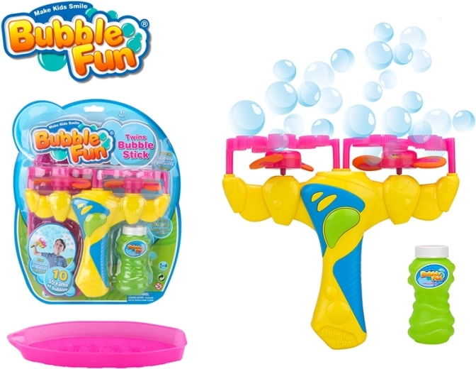 Bubble Fun bublifuk Double Twinjet s náplňou 118 ml