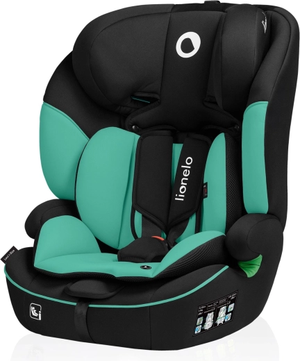 Autosedačka Lionelo Levi i-Size 76–150 cm green emerald