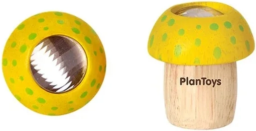 PlanToys kaleidoskop hubka žltý