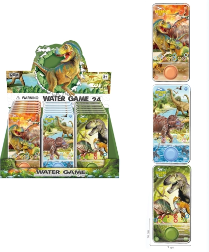 Vodná hra s dinosaurami – vrecková hračka pre deti