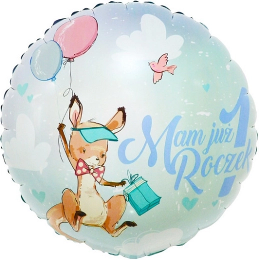 Fóliový balón Mám už 1 rôčik s klokanom