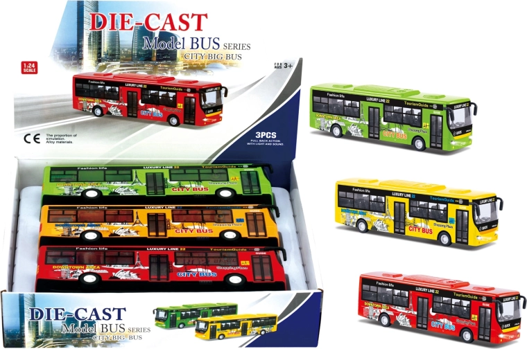 Autobus 1:23 – hračka pre deti, 3 varianty