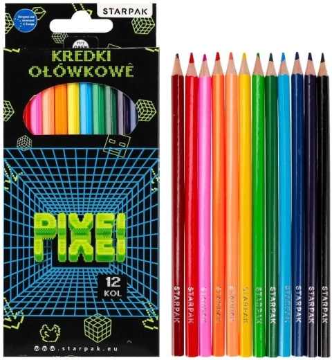 Pastelky Game Pixel - 12 farieb