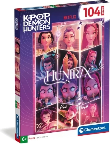 Clementoni puzzle Super K-Pop Demon Hunters 104 dielikov
