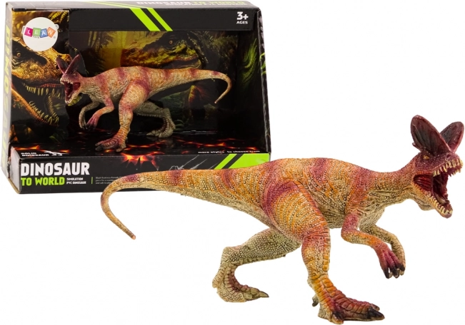 Zberateľská figúrka dinosaura dilofosaura, červená, 1 ks