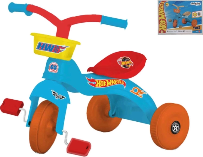 Trojkolka Hot Wheels modrá pre deti od 18 mesiacov