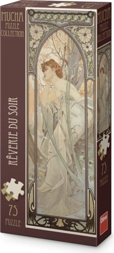 Dino panoramatické puzzle Alfons Mucha – Snenie večera (75 dielikov)