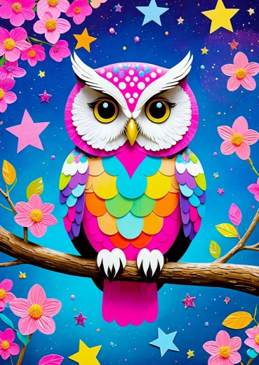 Enjoy puzzle Hviezdna sova 1000 dielikov