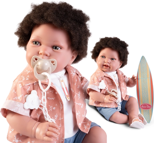 Bábika Antonio Juan Pipo s realistickými vlasmi