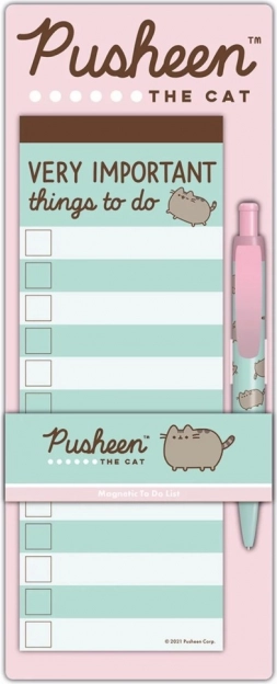 Poznámkový set PUSHEEN s magnetom a perom