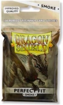 Dragon Shield Perfect Fit vnútorné obaly na karty Standard Smoke, 100 ks