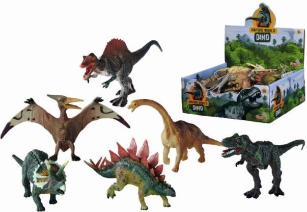 Plastová figúrka dinosaura 13–15 cm – 6 druhov