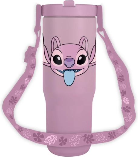 Cestovný hrnček s popruhom Lilo a Stitch Angel