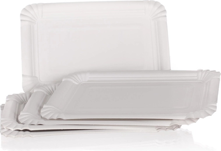 Papierové tácky 13 × 20 cm MY PARTY, jednorazové (15 ks)