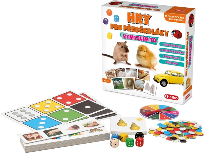Hry pre predškolákov Vymyslím to – vzdelávací súbor hier Montessori