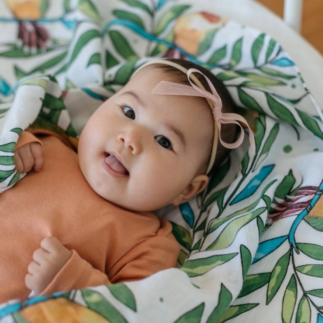 Tommy Lise mušelínová plienka z biobavlny Airy Grace 120 x 120 cm