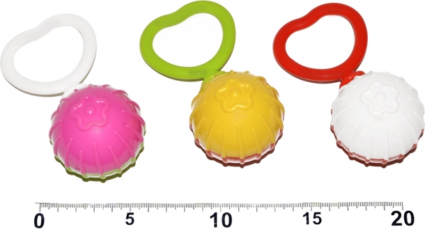 Hrkálka v tvare gule s motívom srdca