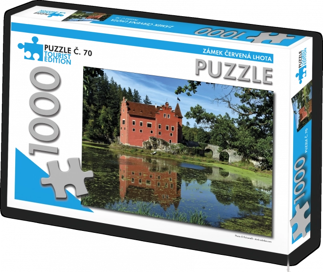 Puzzle Zámok Červená Lhota 1000 dielikov Turistická edícia