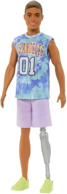 Barbie Fashionistas Ken v športovom outfite s protézou nohy