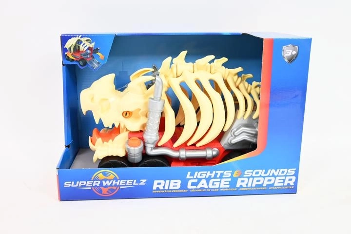 SuperWheelz pojazdný Szkieletor so svetlami a zvukmi