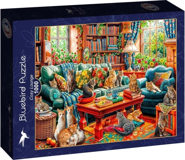Puzzle Bluebird Útulná obývačka 1000 dielikov