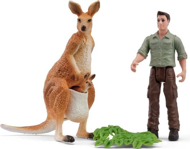 Schleich výlet s rangerom za klokanmi - 1 kus