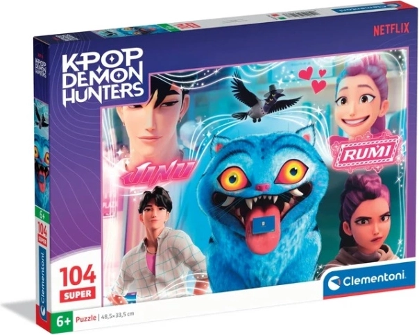 Clementoni puzzle Super K‑Pop Demon Hunters 104 dielikov