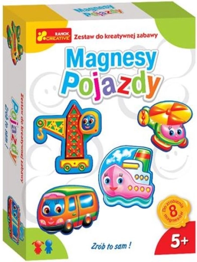 Magnetky zo sadrových odliatkov – vozidlá