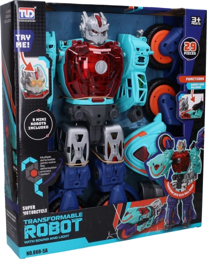 Súprava autorobot transformera s robotmi – 29 dielov