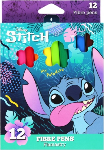 Farebné fixky Lilo a Stitch - 12 ks