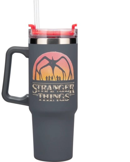Termo tumbler Stranger Things 1200 ml so slamkou a uškom