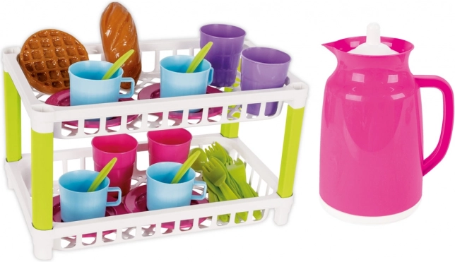 Detská kuchynská súprava so stojanom