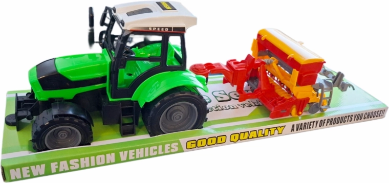Traktor pre malých farmárov s prívesom