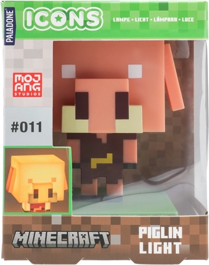 Nočná lampička Minecraft prasiatko Icon Light 11 cm