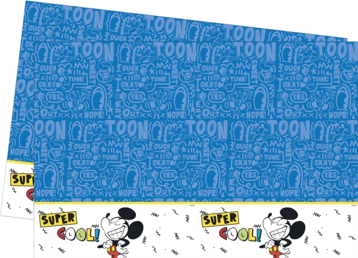 Mickey Super Cool plastový obrus 120 × 180 cm - 1 kus