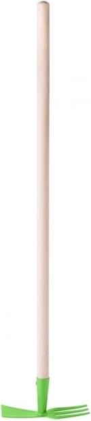 Detská obojstranná motyčka s drevenou násadou 75 cm