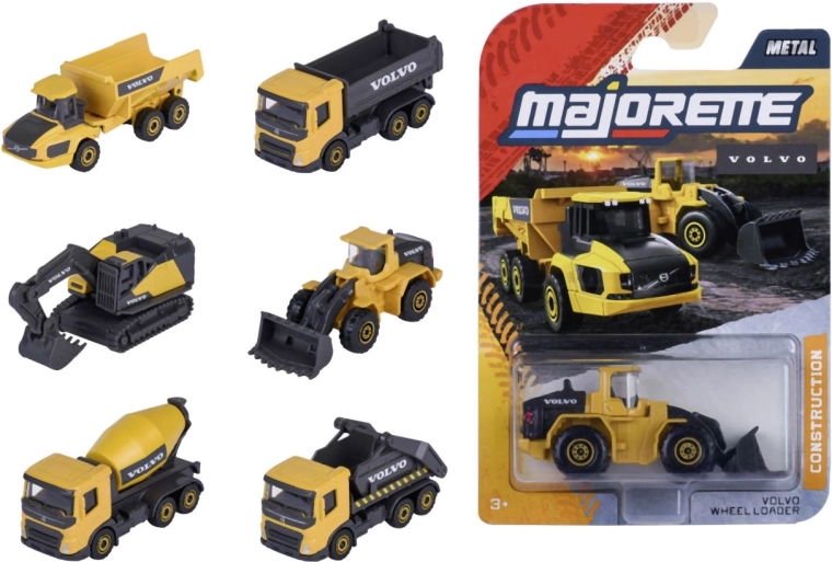 Majorette Volvo Premium stavebné vozidlo – 1 kus