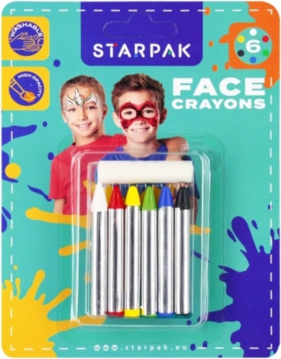Sada farieb na tvár s trblietkami