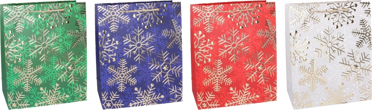 Vianočná darčeková taška L 31 × 42 × 12 cm - 1 kus