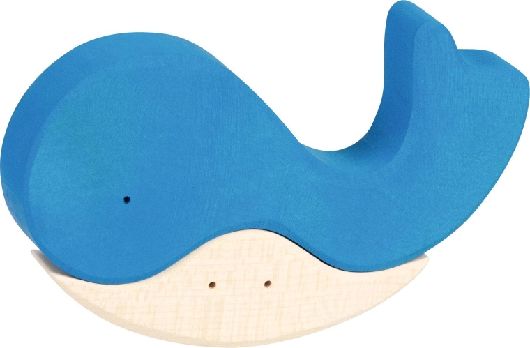 Drevené puzzle When the whale found a friend - 1 kus