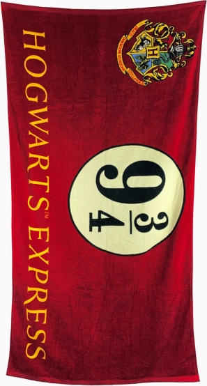 Uterák Harry Potter nástupište 9 a 3/4, 75 × 150 cm