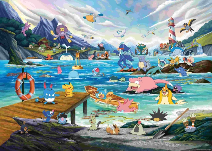 Ravensburger Pokémon Breakout 3 puzzle, 1000 dielikov