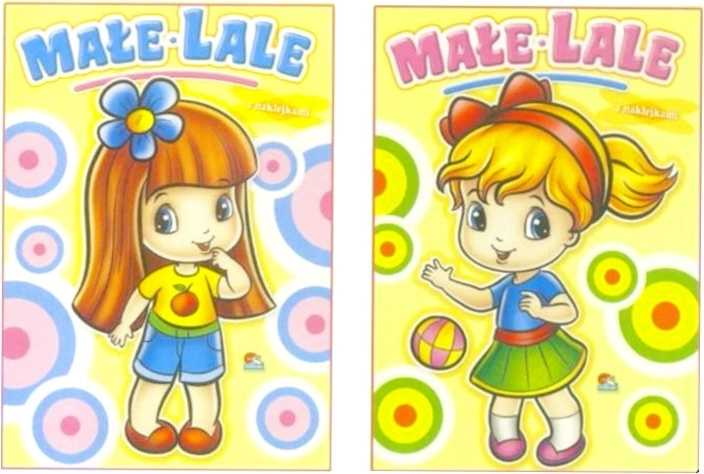 Omaľovánka pre dievčatá s nálepkami Malé Lale