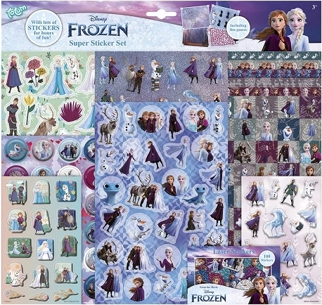 Disney Frozen super sada samolepiek