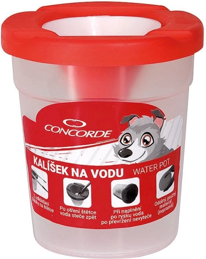 Kalíšok na vodu CONCORDE 9 cm, mix farieb