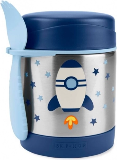 Skip Hop Spark Style termoska na jedlo s lyžico-vidličkou raketa 325 ml