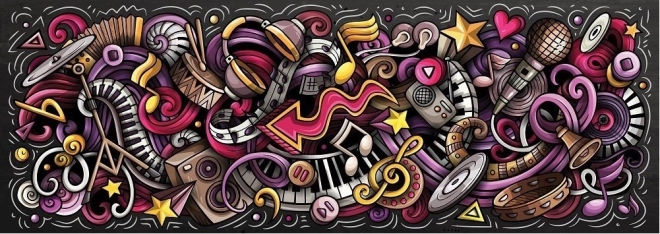 Panoramatická puzzle Prvky rytmu 1000 dielikov