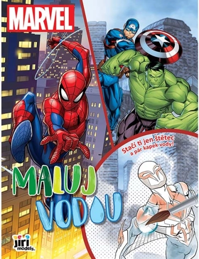 Marvel maľovanie vodou A4