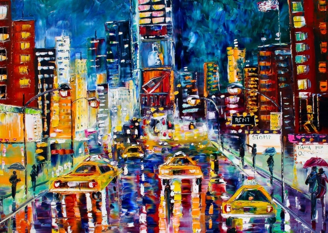 Puzzle Svetlá New Yorku 1000 dielikov